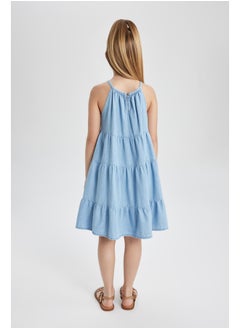 DeFacto Girl Sleeveless Denim Dress  - Image 5