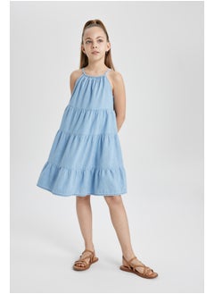 DeFacto Girl Sleeveless Denim Dress  - Image 2