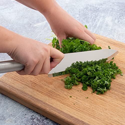 Rada Cutlery French Chef Knife – Stainless Steel Blade with Aluminum Handle Made in USA, 13 Inch, Silver (R131) - Image 5