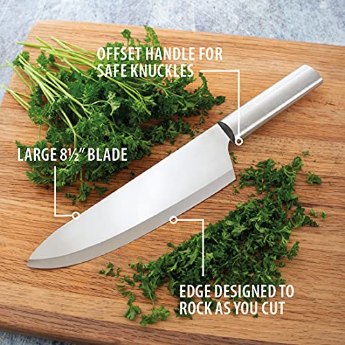 Rada Cutlery French Chef Knife – Stainless Steel Blade with Aluminum Handle Made in USA, 13 Inch, Silver (R131) - Image 3