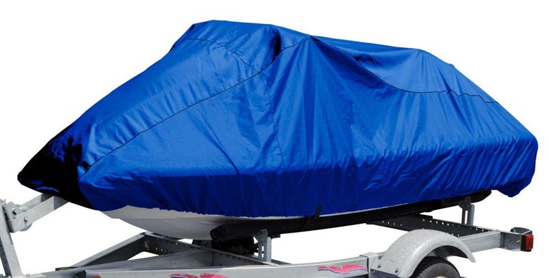 Budge Jet Ski Cover Fits Jet Skis 121" to 135" Long, Blue (BA-54), Fits Jet skis 121â€ to 135â€ - 4 Stroke - Image 1