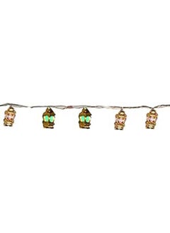 6 Flashing LED Lamps With Cord (Golden  2.5m)