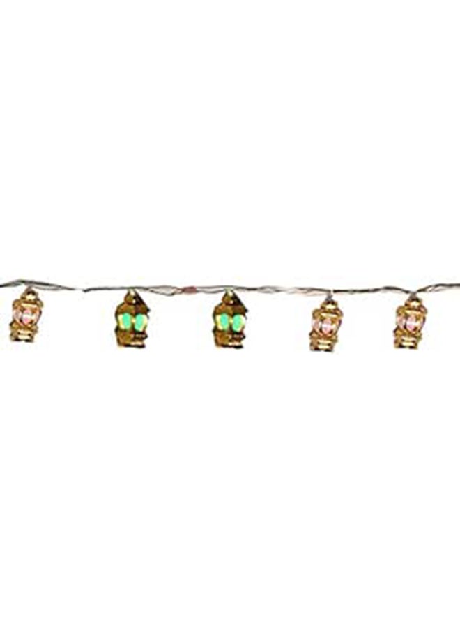 Generic - 6 Flashing LED Lamps With Cord (Golden  2.5m) - Image 1