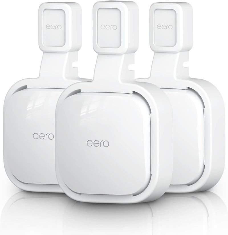 حامل حائط sootozy 3Pack لنظام Wi-Fi الشبكي eero Pro 6e/Pro 6، شبكة ثلاثية النطاق، منظف الأسلاك - Image 1