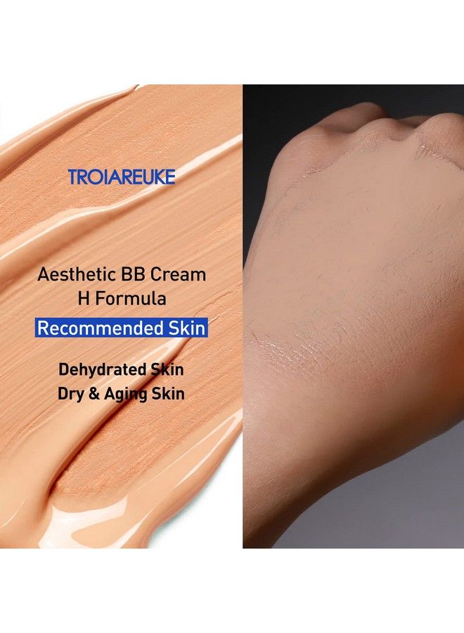 TROIAREUKE Aesthetic Bb Cream H+ Formula (22 Beige) Spf40 Pa++ Lightweight Blemish Balm Tinted Moisturizer With Medium Coverage Lasting Foundation Makeup Base For Dry Skin | Korean Beauty Makeup - Image 5