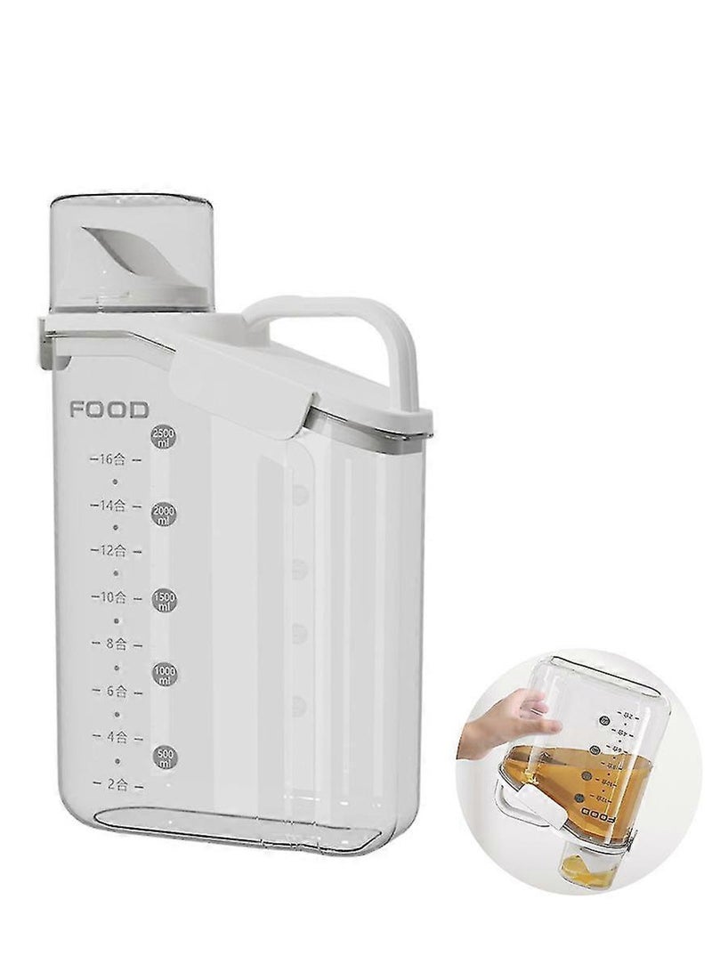 Sealed Pet Food Storage Container, Airtight Plastic Dog Food Storage Bucket With Measuring Cup And Handle Design - Image 2