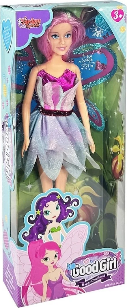 Vardem Oyuncak Vardem Toy WG-115285 Winged Fairy Doll 29 cm -Vardem