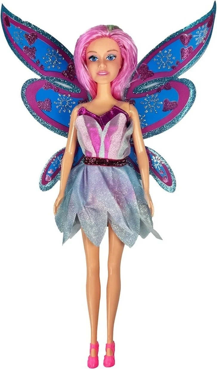 Vardem Oyuncak Vardem Toy WG-115285 Winged Fairy Doll 29 cm -Vardem