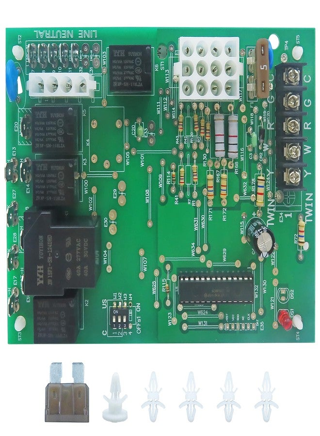 DDORUU 50A55-3797 Furnace Control Board,Replacement for White-Rodgers 50A55-3797 50A55-474 50A55-476 50A55-571.Replacement for Trane Single Stage CNT02891 CNT03797 CNT02789 Integrated Furnace Control - Image 1