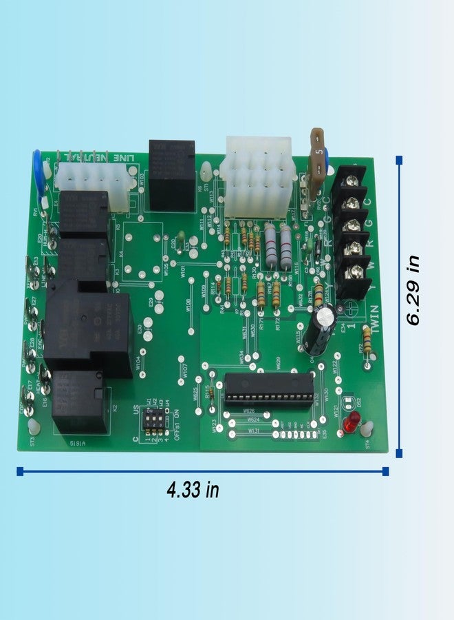 DDORUU 50A55-3797 Furnace Control Board,Replacement for White-Rodgers 50A55-3797 50A55-474 50A55-476 50A55-571.Replacement for Trane Single Stage CNT02891 CNT03797 CNT02789 Integrated Furnace Control - Image 5