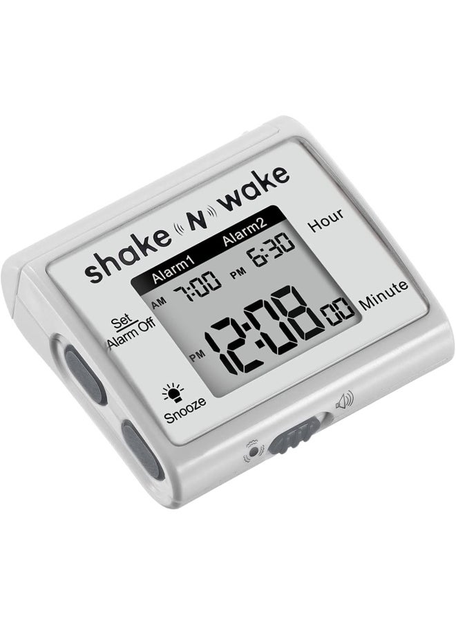 Tech Tools - Techtools Vibrating Alarm Clock Shake N Wake Silent Alarm Wristband Watch Upgraded Version With Dual Alarms - Image 1