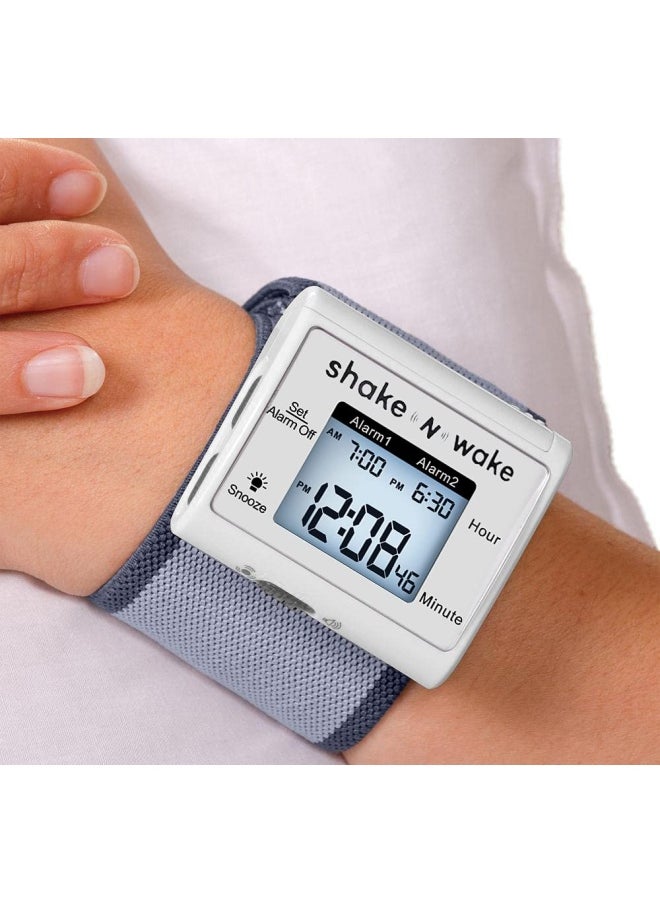 Tech Tools - Techtools Vibrating Alarm Clock Shake N Wake Silent Alarm Wristband Watch Upgraded Version With Dual Alarms - Image 1