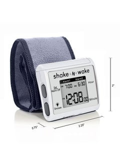 Tech Tools Techtools Vibrating Alarm Clock Shake N Wake Silent Alarm Wristband Watch Upgraded Version With Dual Alarms  - Image 3