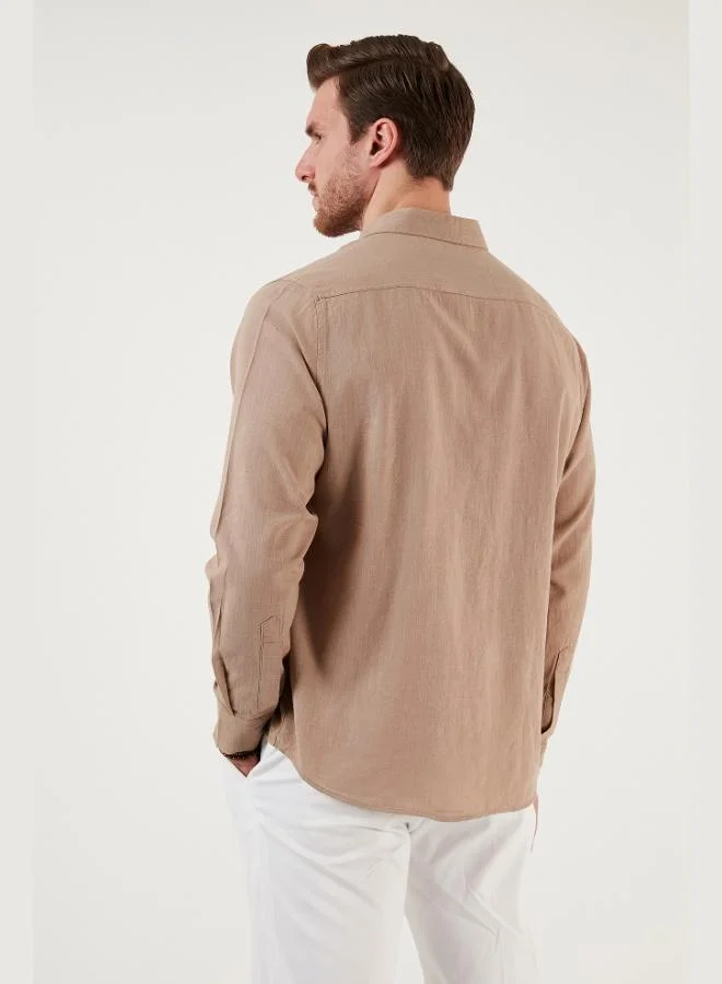 Buratti  Buratti Cotton Regular Fit Button-down Collar Shirt Men's SHIRT CF20S111871 for Men | Best Price UAE