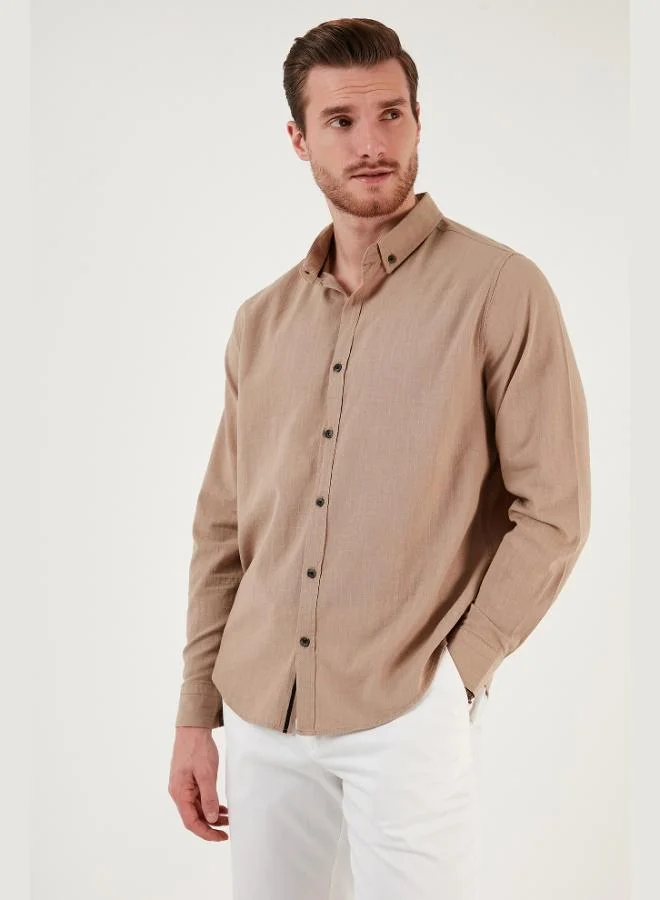 Buratti Cotton Regular Fit Button-down Collar Shirt Men's SHIRT CF20S111871