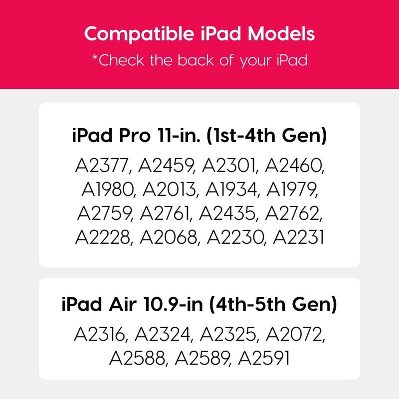 Astropad Rock Paper Pencil v3.0 – Paper Screen Protector for 11" iPad Pro (Gen 1-4) or 10.9" iPad Air (Gen 4-5) + Apple Pencil Tips Replacement 2 Pack – Compatible with Apple Pencil 1st/2nd Gens and - Image 2