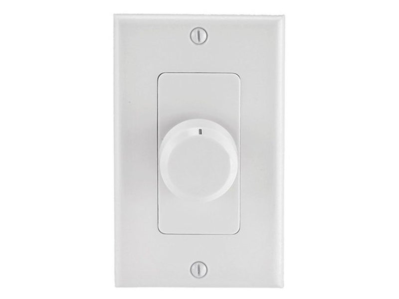 Monoprice Speaker Volume Controller Rotary Type 100 Watts Per Channel 416 Ohms Single Gang White