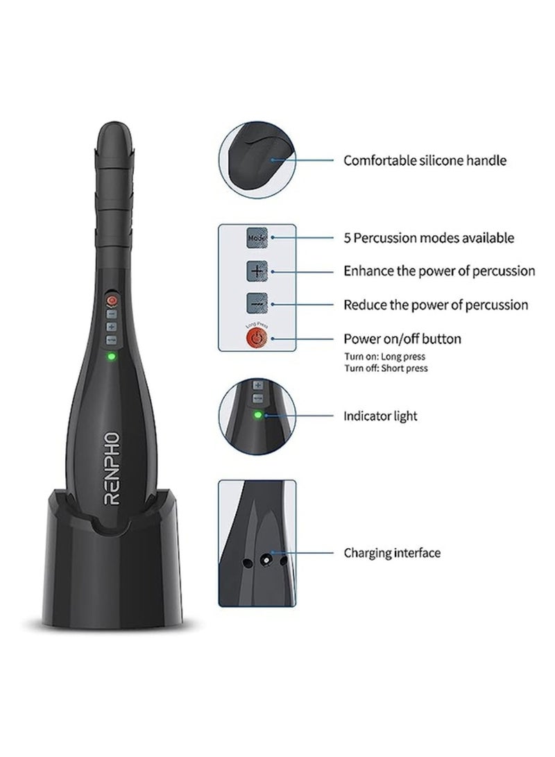 Renpho Rechargeable Handheld Massager EM-2016C-BK - Image 4