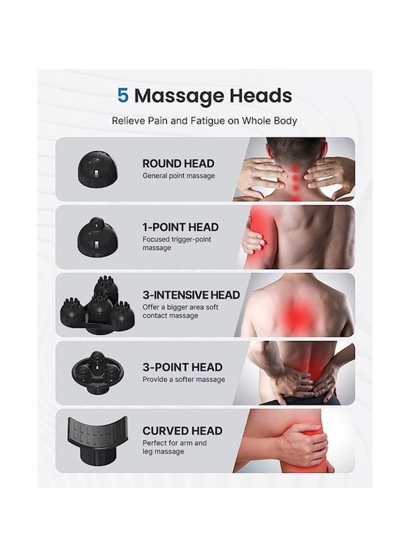 Renpho Rechargeable Handheld Massager EM-2016C-BK - Image 2