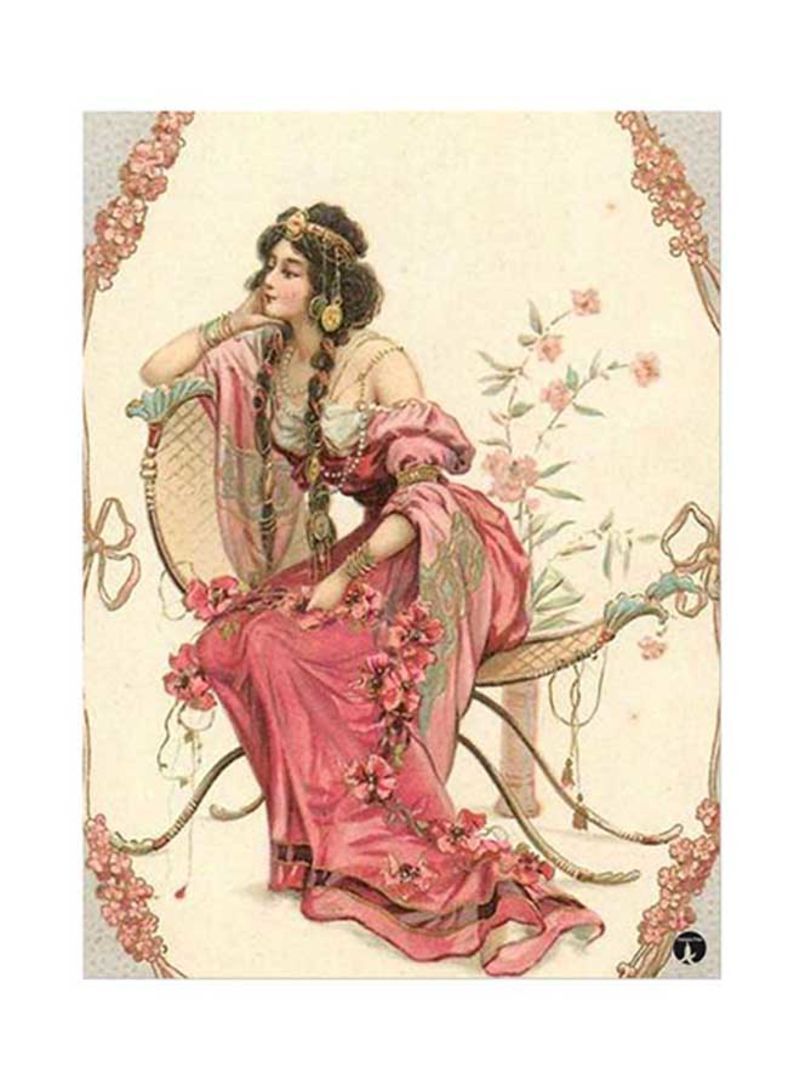 RKN Vintage Art Metal Plate Poster Multicolour 15x20centimeter