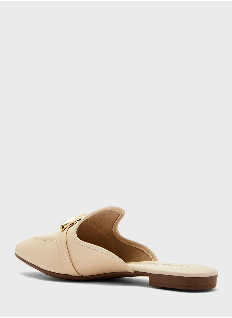 Raelyn Pointed Flat Slip Ons