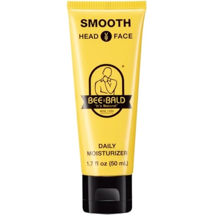 Bee Bald SMOOTH Daily Moisturizer Hydrates & Tones Away Fine Lines, Wrinkles and Dry Patches; Helps Control Oil & Shine to Feel Cool, Fresh and Comfortable, 1.7 Fl Oz - Image 1