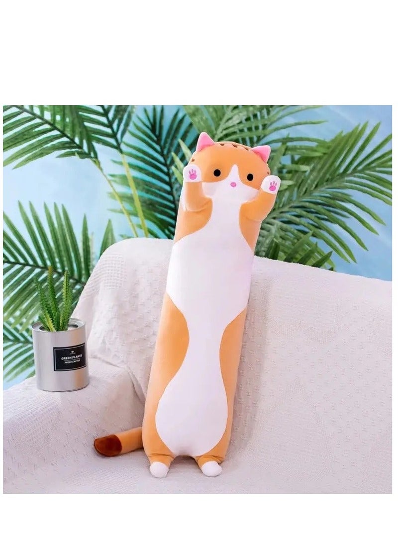 Rally Long stuffed toy in the shape of a soft and cute cat, 90 cm long. Attractive design and full of details to provide a pleasant experience - Image 1