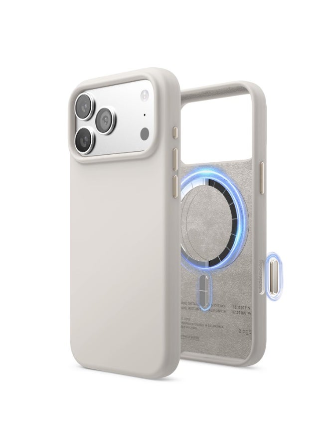elago Premium Magnetic Silicone Case for iPhone 17 Pro Max - Image 1