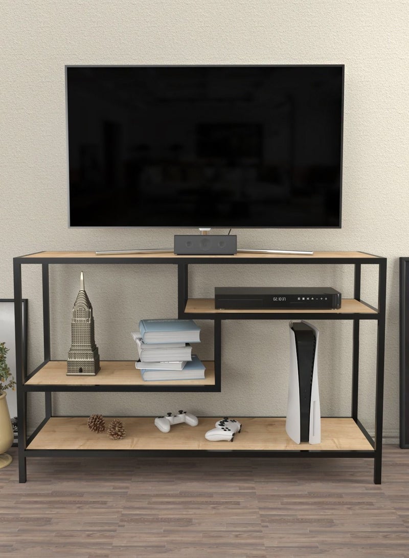 Home gallery 120 cm Wide Tv Stand - Black - Image 2