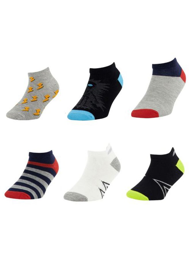 - Set Of (6) Ankle Socks - For Kids - Image 1