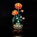 flashebrick LED Light Kit for Lego Chrysanthemum 10368 Flowers Compatible with Lego Botanical Chrysanthemum Collection Lighting Set for Lego 10368 Model NOT Included The Building Set - Image 2