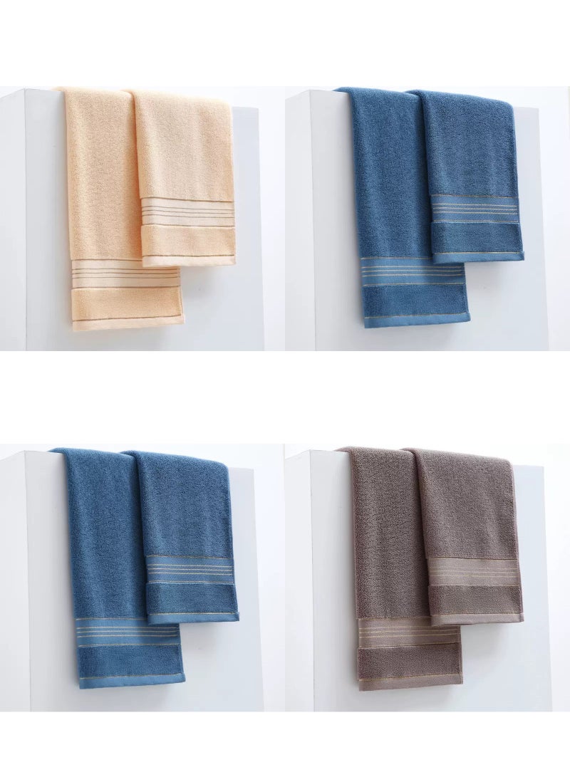  المانجا الصينية 4 حزمة من القطن الخالص سوبر لينة منشفة ماصة حجم كبير 70 * 140cm مناسبة للاستحمام / مسح اليدين / مسح الوجه / اللياقة البدنية / منتجع صحي - Image 2