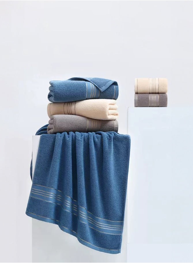  المانجا الصينية 4 حزمة من القطن الخالص سوبر لينة منشفة ماصة حجم كبير 70 * 140cm مناسبة للاستحمام / مسح اليدين / مسح الوجه / اللياقة البدنية / منتجع صحي - Image 4