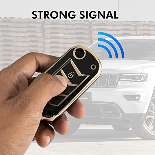 Shopoflux® TPU Key Cover Compatible with Mahindra Scorpio N | 3XO | XUV 300 | Marazzo | XUV 700 | XUV 400 ev | Bolero | Thar Roxx 3 Button Flip Key (Black) - Image 3