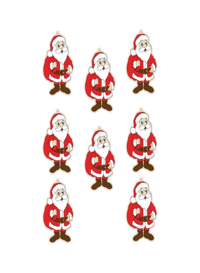 iCraft DIY Art and Craft Lighting Banner |Pack with 5 Chalk Paintsx10ml Each, Set of Round Brushes (1U) | Home Décor Artistic DIY Art & Craft (Santa) - Image 2