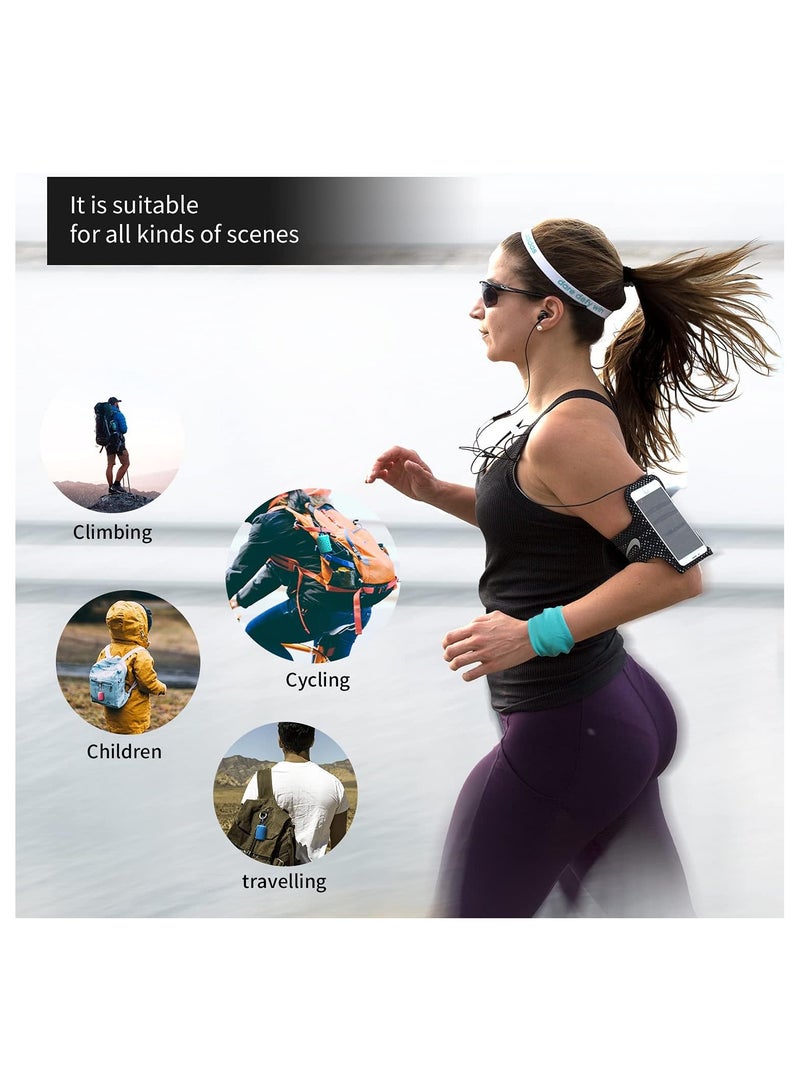 General Cooling Towel, 4 Piece Nano Microfibre Ready-to-Use Cold Ice Towel, Quick Drying Sports Cooling Towel Anti-Allergenic Fitness Headband with Silicone Storage Pouch  - Image 3