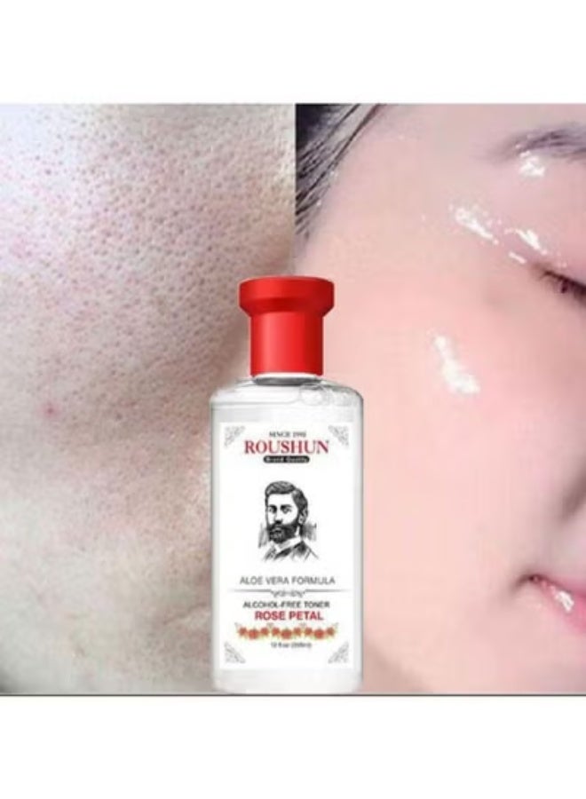 Roushun skin toner 355 ml with aloe vera and rose petals - Image 3