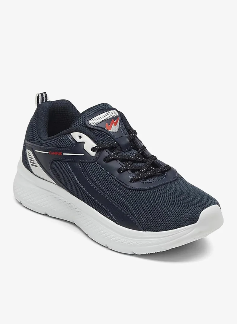 CAMPUS Men’s Navy Lace-Up Sports Shoes – Modern Dual-Tone Look Shoes with Airy Comfort Fit