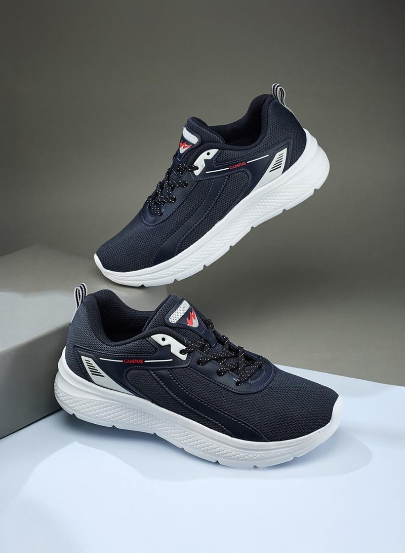 CAMPUS Men’s Navy Lace-Up Sports Shoes – Modern Dual-Tone Look Shoes with Airy Comfort Fit - Image 3