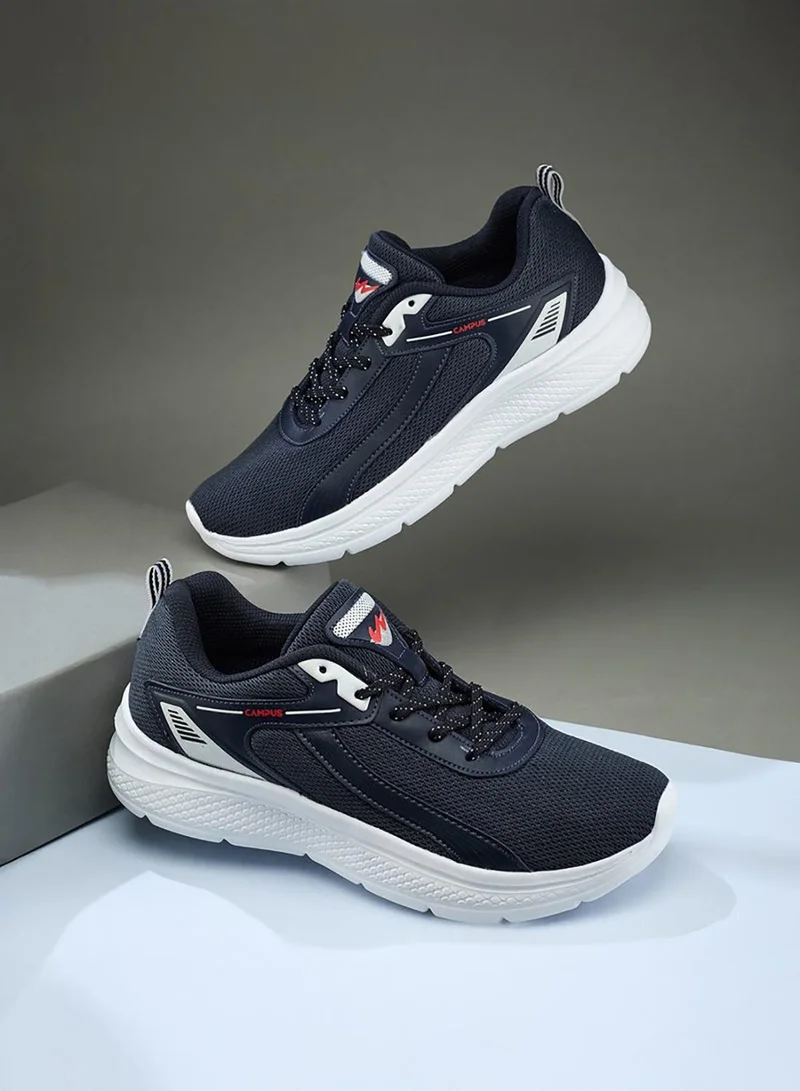 CAMPUS Navy/Red Men’s Navy Lace-Up Sports Shoes – Modern Dual-Tone Look Shoes with Airy Comfort Fit for Men | Best Price UAE