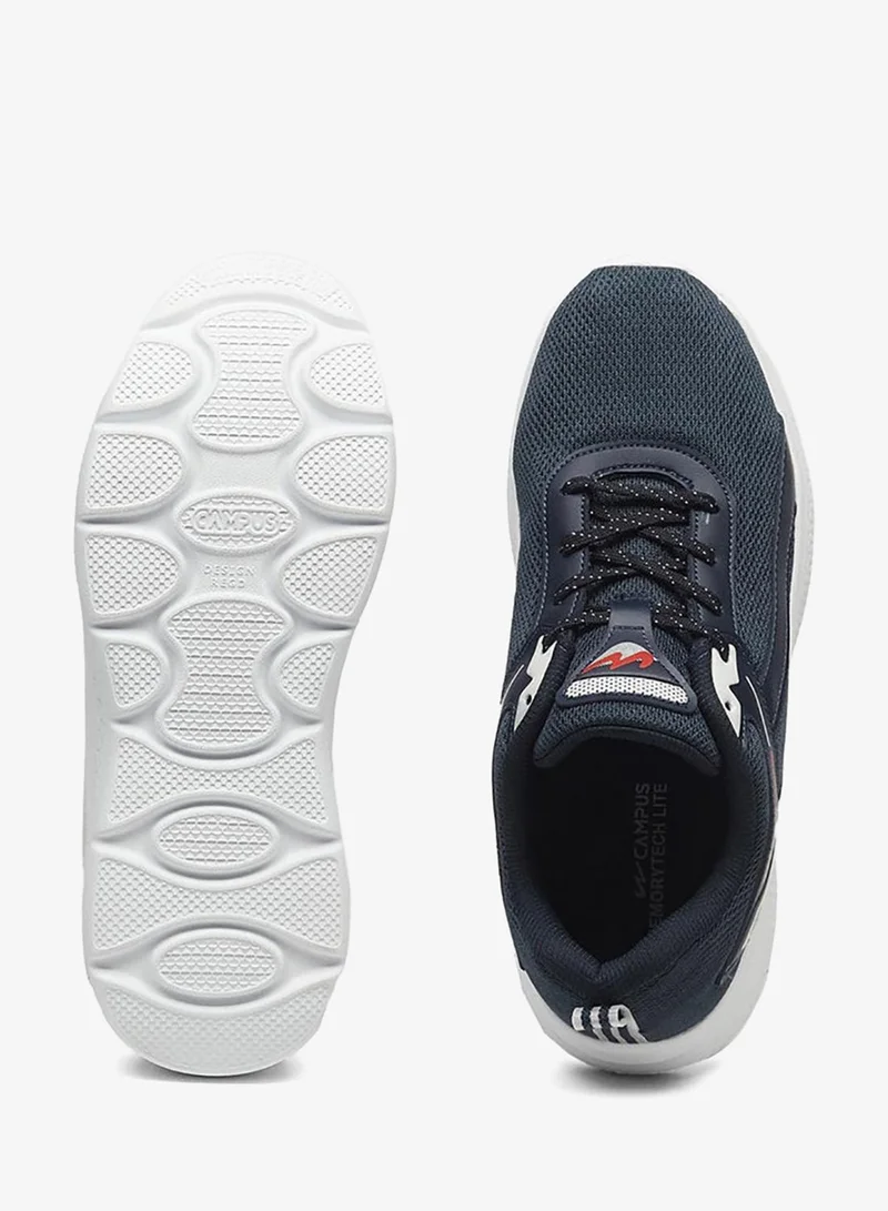 CAMPUS Navy/Red Men’s Navy Lace-Up Sports Shoes – Modern Dual-Tone Look Shoes with Airy Comfort Fit for Men | Best Price UAE