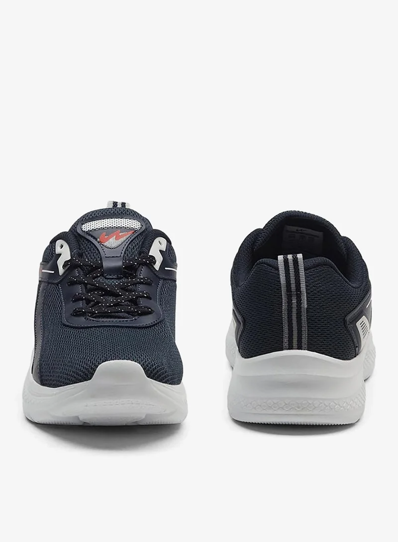 CAMPUS Navy/Red Men’s Navy Lace-Up Sports Shoes – Modern Dual-Tone Look Shoes with Airy Comfort Fit for Men | Best Price UAE