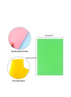 MARKQ 100 Sheets Colored Paper, A4 80gsm Color Paper sheets for Decorating Drawing Origami DIY Arts and Crafts - 10 Assorted Colors, 29.7 cm x 21 cm  - Image 2