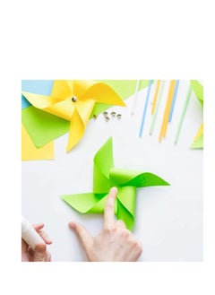 MARKQ 100 Sheets Colored Paper, A4 80gsm Color Paper sheets for Decorating Drawing Origami DIY Arts and Crafts - 10 Assorted Colors, 29.7 cm x 21 cm  - Image 3
