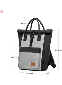Kinderkraft Moonpack Diaper Backpack Grey  - Image 2