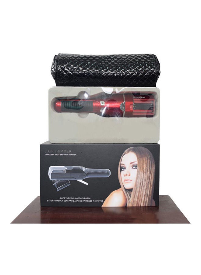 NIBEMINENT Split Hair Trimmer Red/Black - Image 2