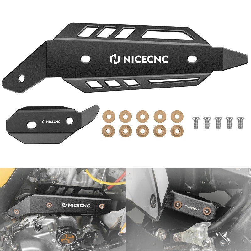 NICECNC Motorcycle Mid Exhaust Shield Compatible with Yamaha Raptor 700 YFM700 2015 2016 2017 2018 2019 20202024 Raptor 700R YFM700R 20152024 Raptor 700R YFM700R SE 20172024 See Fitments