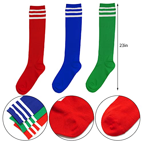 Yolyoo 9 Pieces Chipmunks Costumes Set Chipmunk Ears Headband Round Frame Glasses Knee-High Socks for Halloween Costume - Image 4