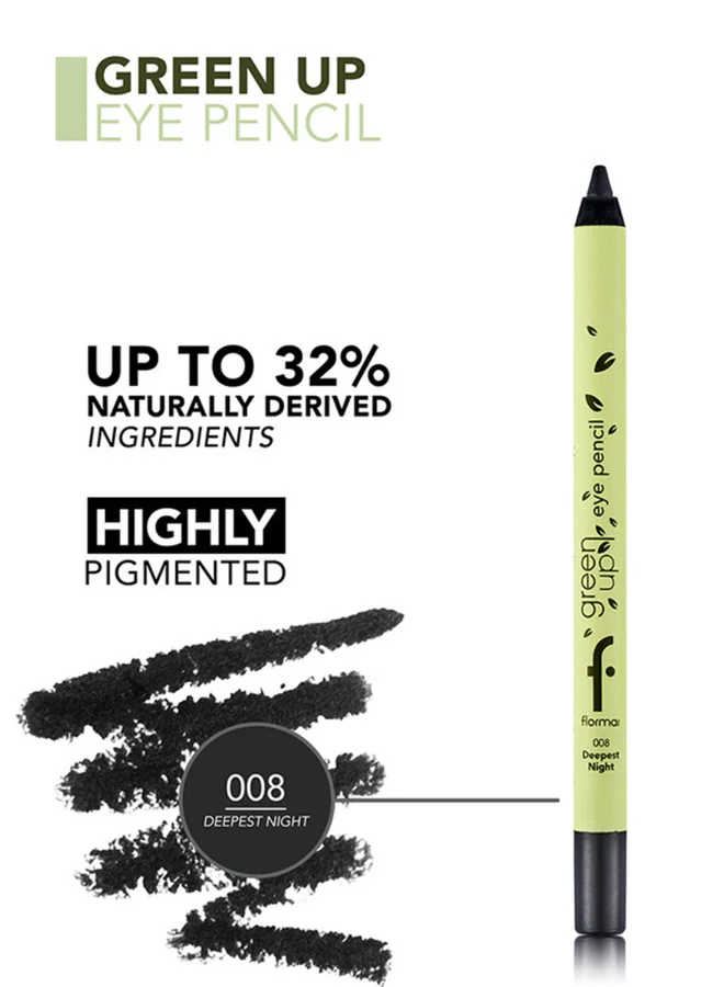 flormar Green Up Eye Pencil PCL008 Deepest Night PCL008 Deepest Night