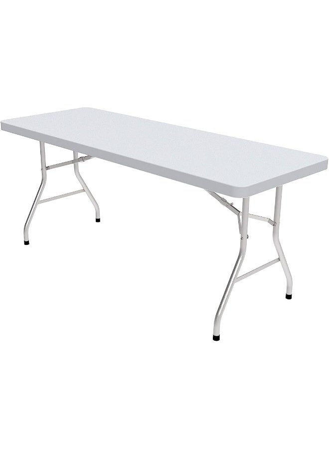 YULAN Yulan Outdoor Plastic Table Multipurpose, Heavy Duty Utility Table for Indoors and Outdoors, Camping, Picnics, Barbecues and More  - Image 3